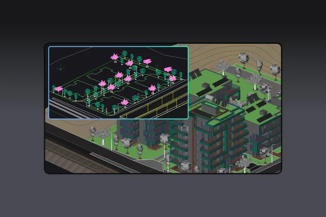 Otimizado para trabalhar com arquivos de desenho grandes